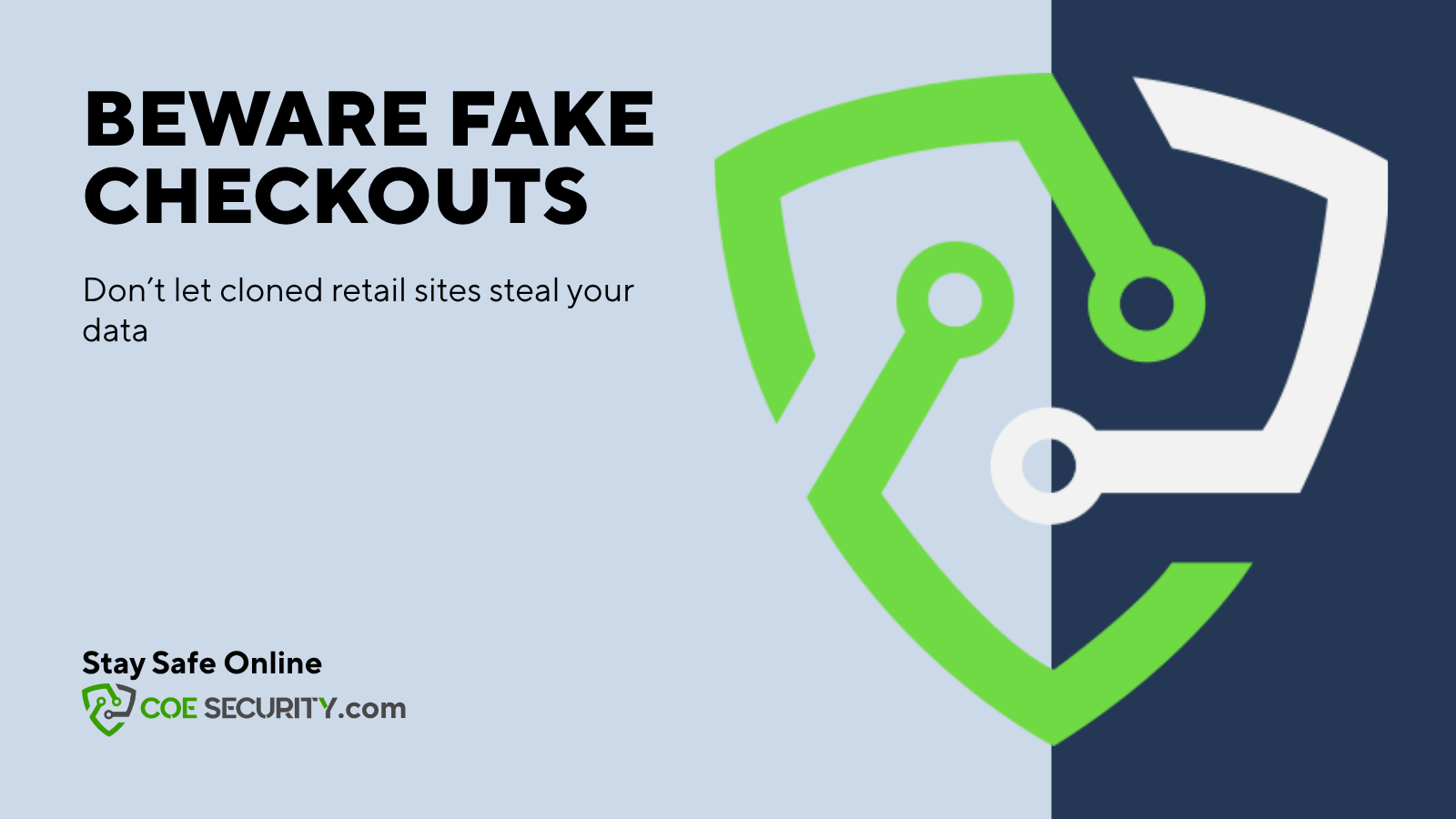Twitter Post BEWARE FAKE CHECKOUTS