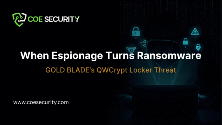 GOLD BLADE’s QWCrypt Locker Threat