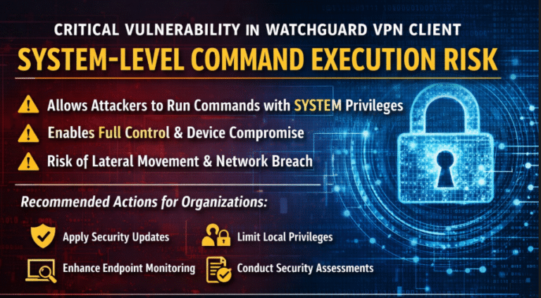 Critical WatchGuard VPN Client Flaw