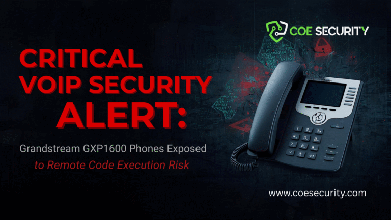Critical VoIP Security Alert: Grandstream GXP1600 Phones Exposed to Remote Code Execution Risk