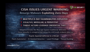 CISA Warns of Resurge Malware Exploiting Zero-Days