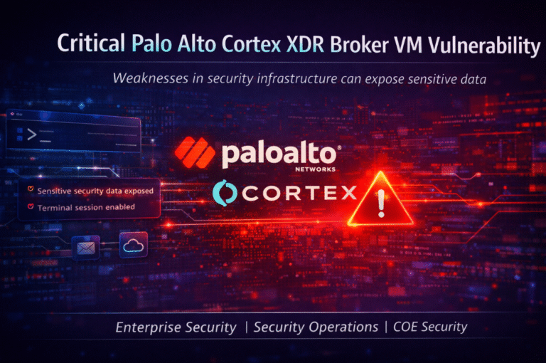 Critical Palo Alto Cortex XDR Broker Vulnerability Exposes Sensitive Security Data