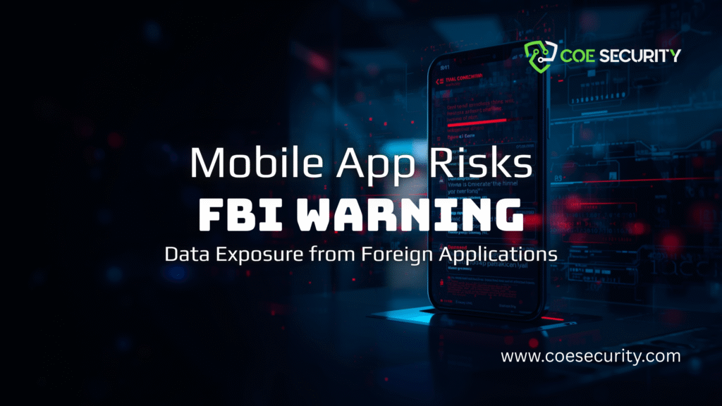 App Risks in Focus FBI Warning on Data Exposure