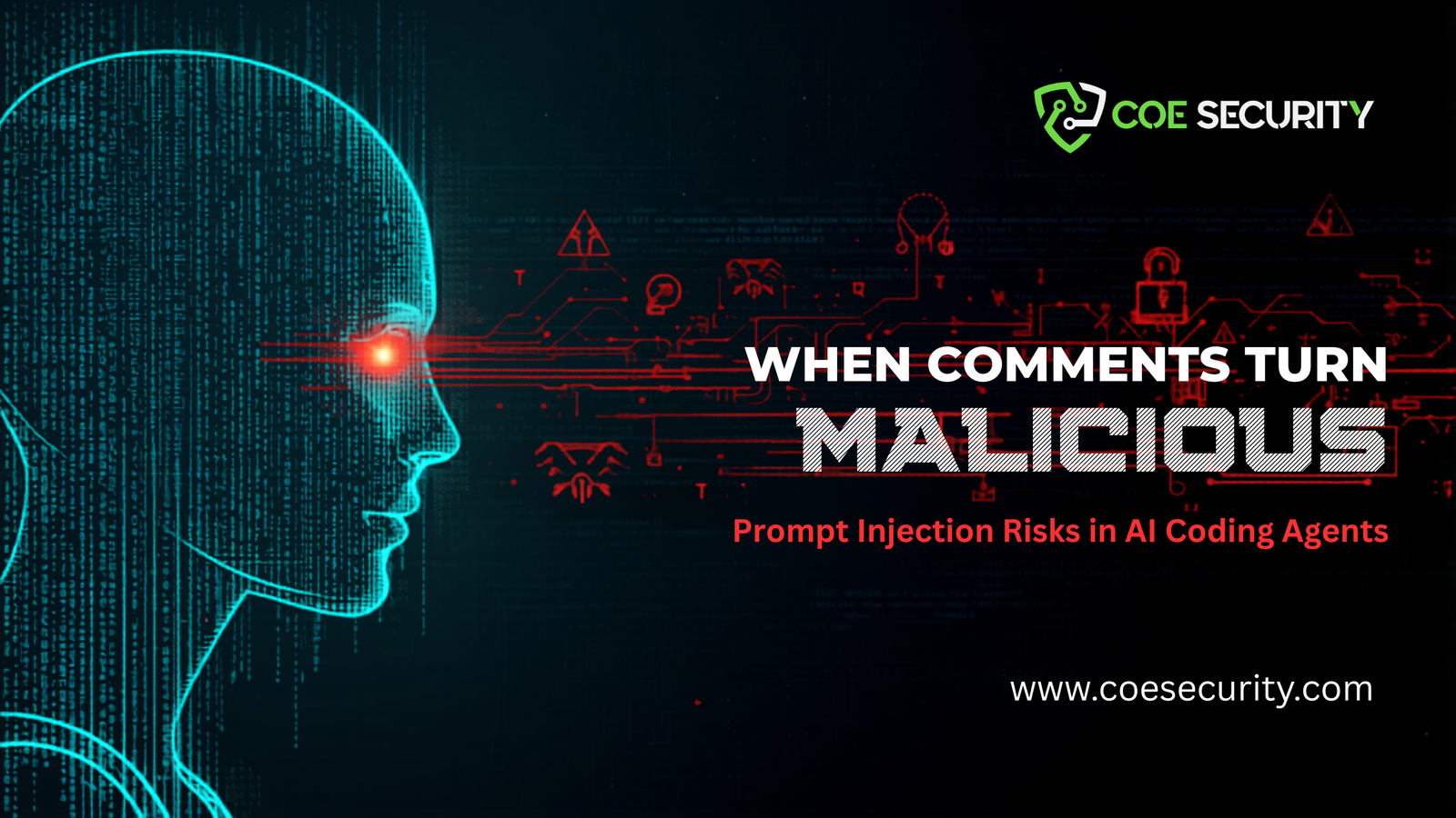 Cyberpunk AI Coding Threat Banner