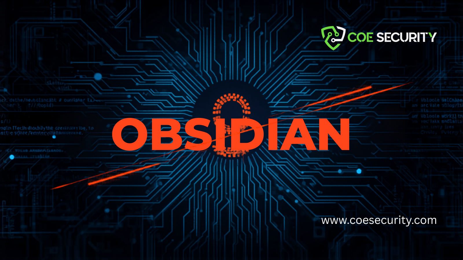 Dark Tech Banner with Neon Accents