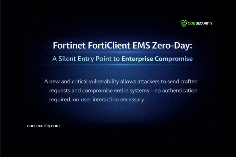 Fortinet FortiClient EMS Zero-Day: A Silent Entry Point to Enterprise Compromise