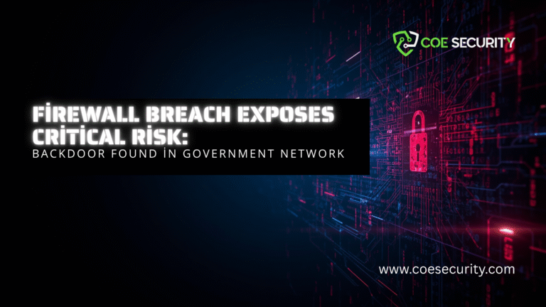 Firewall Breach Exposes Critical Risk: Backdoor Found in Government Network
