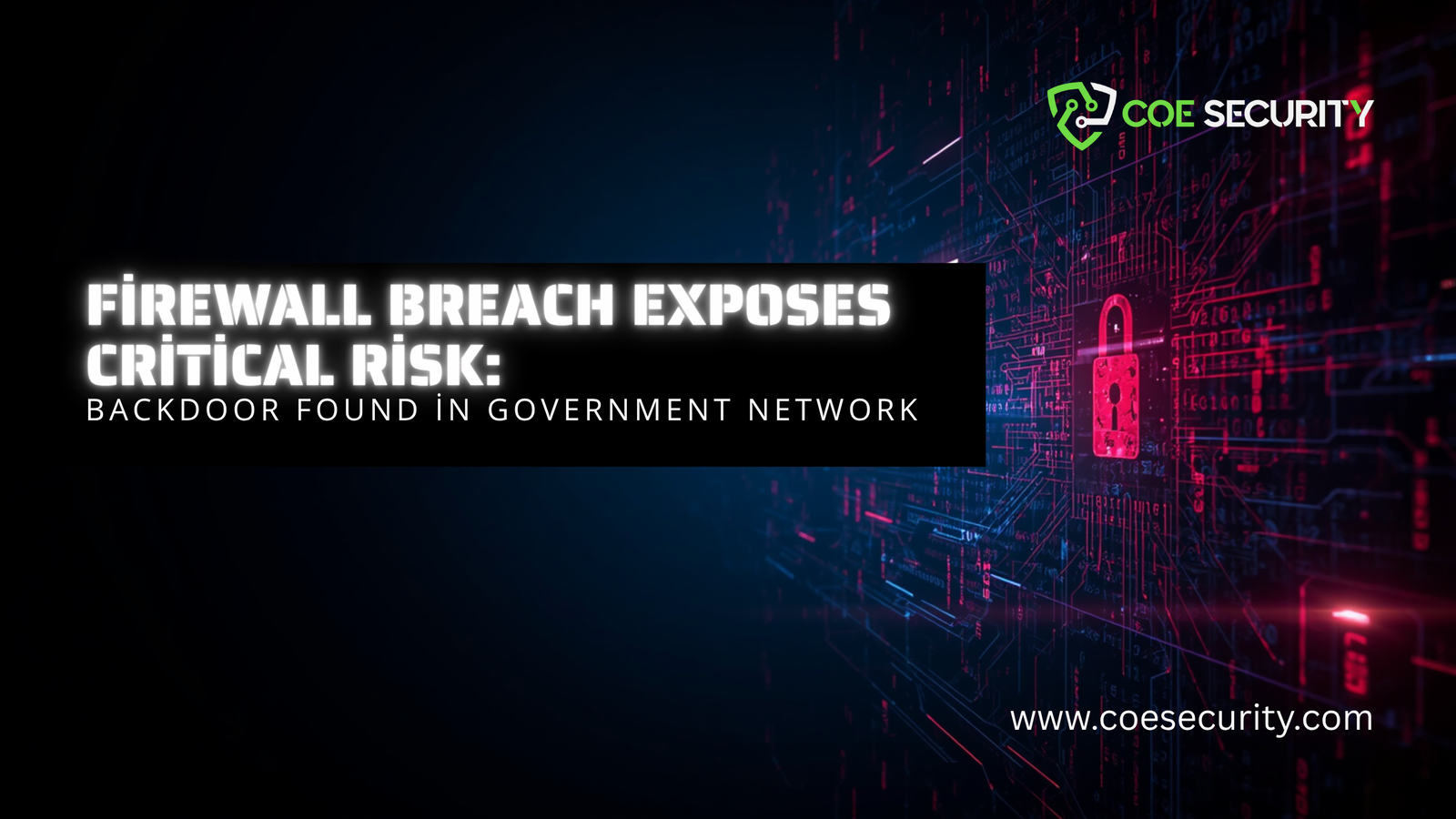 Urgent Cybersecurity Breach Alert