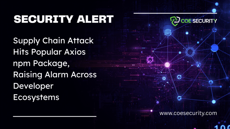 Supply Chain Attack Hits Popular Axios npm Package, Raising Alarm Across Developer Ecosystems