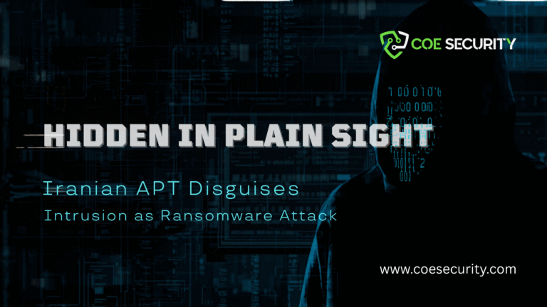 Hidden in Plain Sight: Iranian APT Disguises Intrusion as Ransomware Attack