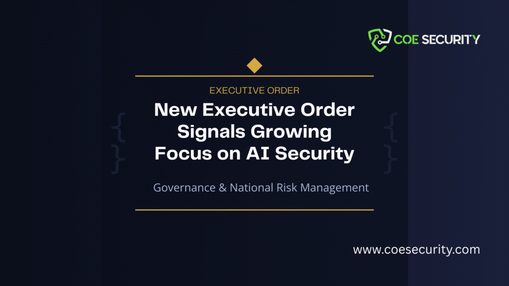 New Executive Order Signals Growing Focus on AI Security, Governance, and National Risk Management 4 YouTube Banner AI Security Focus