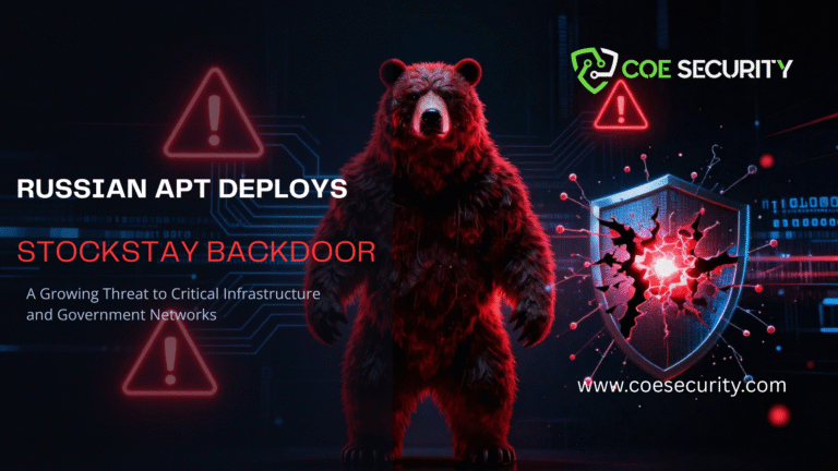 Russian APT Deploys StockStay Backdoor: A Growing Threat to Critical Infrastructure and Government Networks