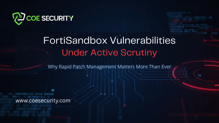 FortiSandbox Vulnerabilities Under Active Scrutiny: Why Rapid Patch Management Matters More Than Ever
