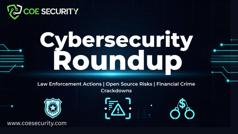 Cybersecurity Roundup: Law Enforcement Actions, Open Source Risks, and Financial Crime Crackdowns