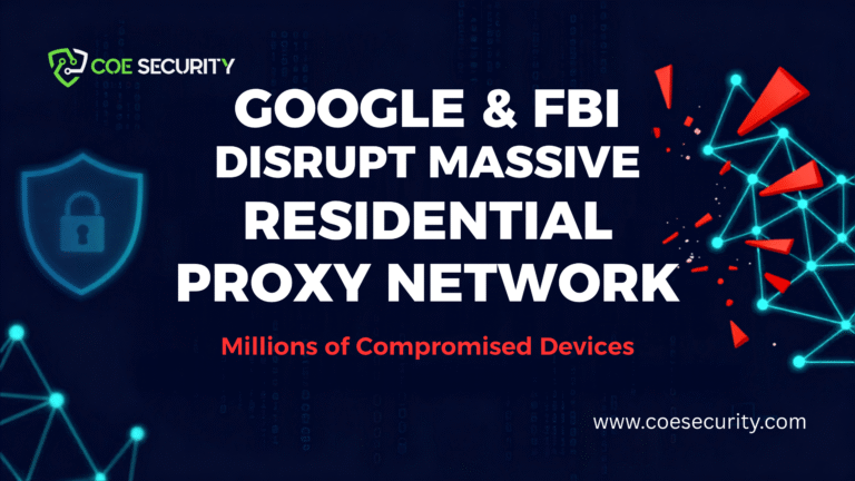 Google and FBI Disrupt Massive Residential Proxy Network Powered by Millions of Compromised Devices