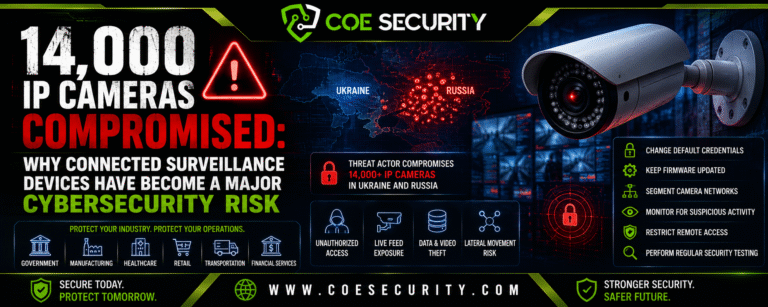 14,000 IP Cameras Compromised: Why Connected Surveillance Devices Have Become a Major Cybersecurity Risk