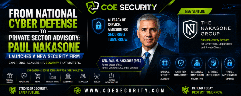 From National Cyber Defense to Private Sector Advisory: Paul Nakasone Launches a New Security Firm