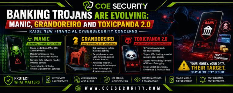 Banking Trojans Are Evolving: Manic, Grandoreiro and ToxicPanda 2.0 Raise New Financial Cybersecurity Concerns