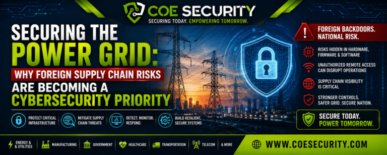 Securing the Power Grid: Why Foreign Supply Chain Risks Are Becoming a Cybersecurity Priority
