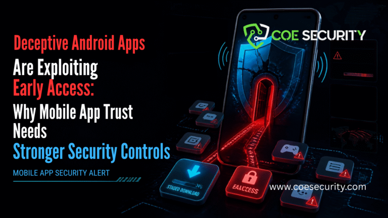 Deceptive Android Apps Are Exploiting Early Access: Why Mobile App Trust Needs Stronger Security Controls