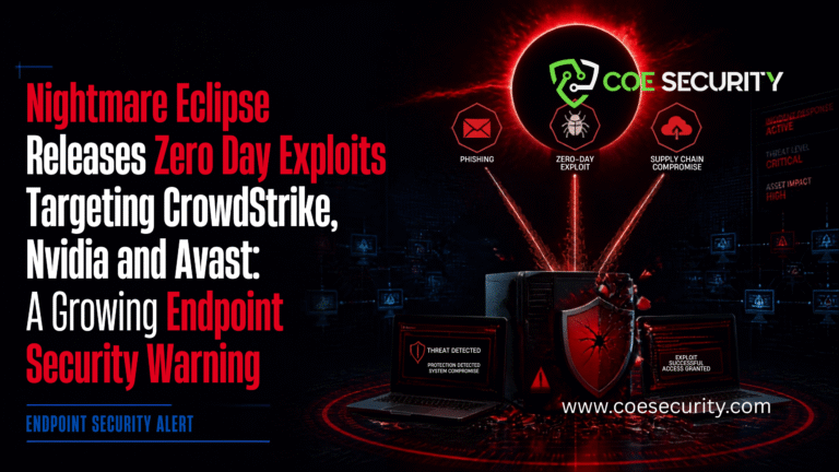 Nightmare Eclipse Releases Zero Day Exploits Targeting CrowdStrike, Nvidia and Avast: A Growing Endpoint Security Warning