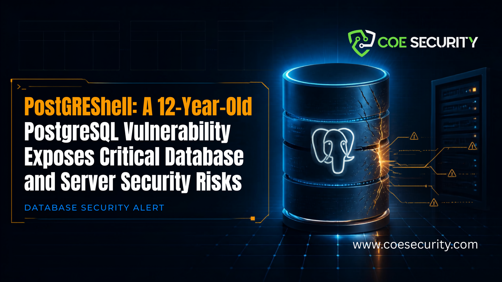 PostGREShell security banner