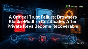 A Critical Trust Failure: Browsers Block eMudhra Certificates After Private Keys Become Recoverable