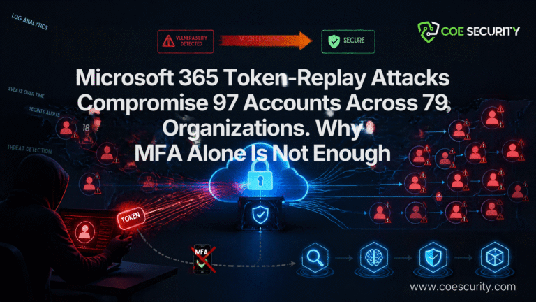 Microsoft 365 Token-Replay Attacks Compromise 97 Accounts Across 79 Organizations: Why MFA Alone Is Not Enough