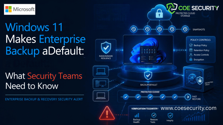 Windows 11 Makes Enterprise Backup a Default: What Security Teams Need to Know